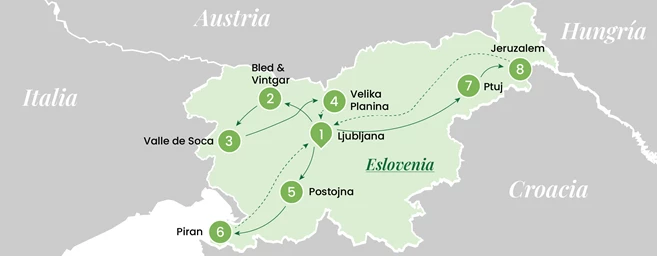 Viaje a Eslovenia en grupo pequeño