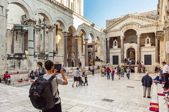 Visit the UNESCO world heritage site - Roman Emperor Diocletian's Palace