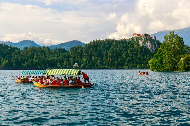 Boat trip to Lake Bled's Island